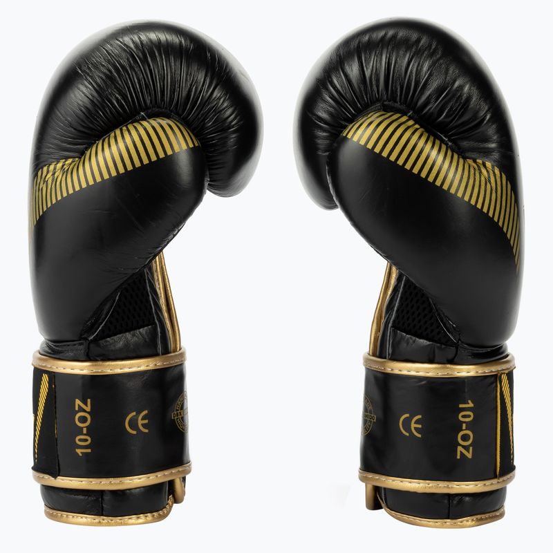 Guanti da boxe DBX BUSHIDO in pelle naturale nera B-2v13 4