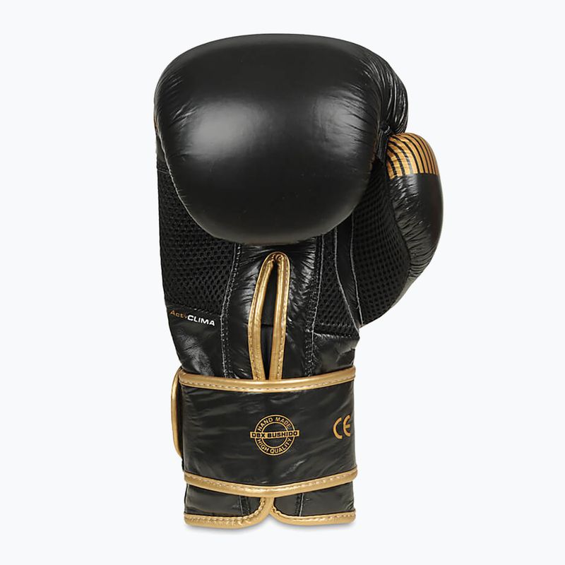 Guanti da boxe DBX BUSHIDO in pelle naturale nera B-2v13 7