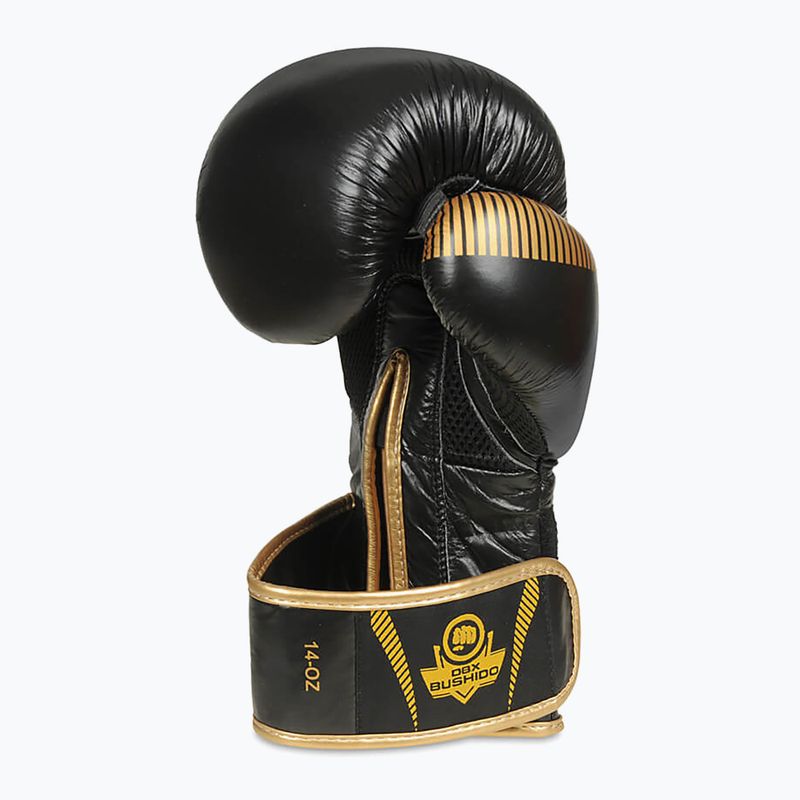 Guanti da boxe DBX BUSHIDO in pelle naturale nera B-2v13 10
