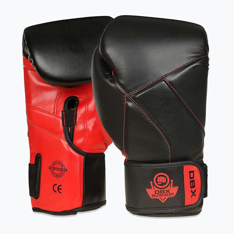 DBX BUSHIDO "Hammer - Red" Guanti da boxe Muay Thai nero/rosso