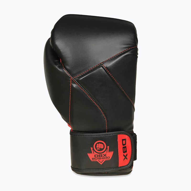 DBX BUSHIDO "Hammer - Red" Guanti da boxe Muay Thai nero/rosso 3