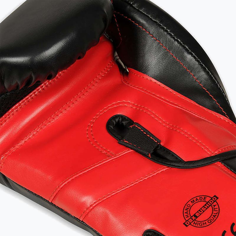 DBX BUSHIDO "Hammer - Red" Guanti da boxe Muay Thai nero/rosso 9