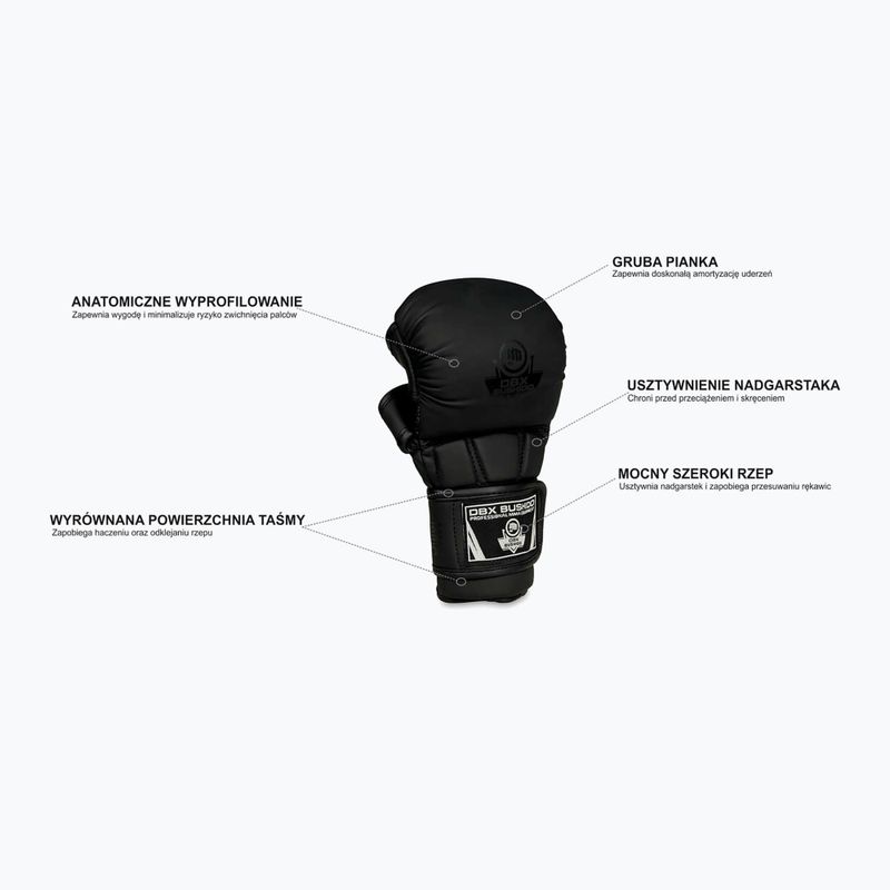DBX BUSHIDO Master MMA guanti da grappling nero 11