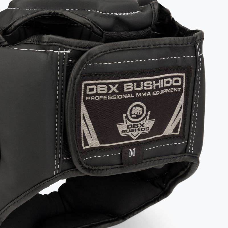 DBX BUSHIDO Casco da boxe "Black Master" nero 4