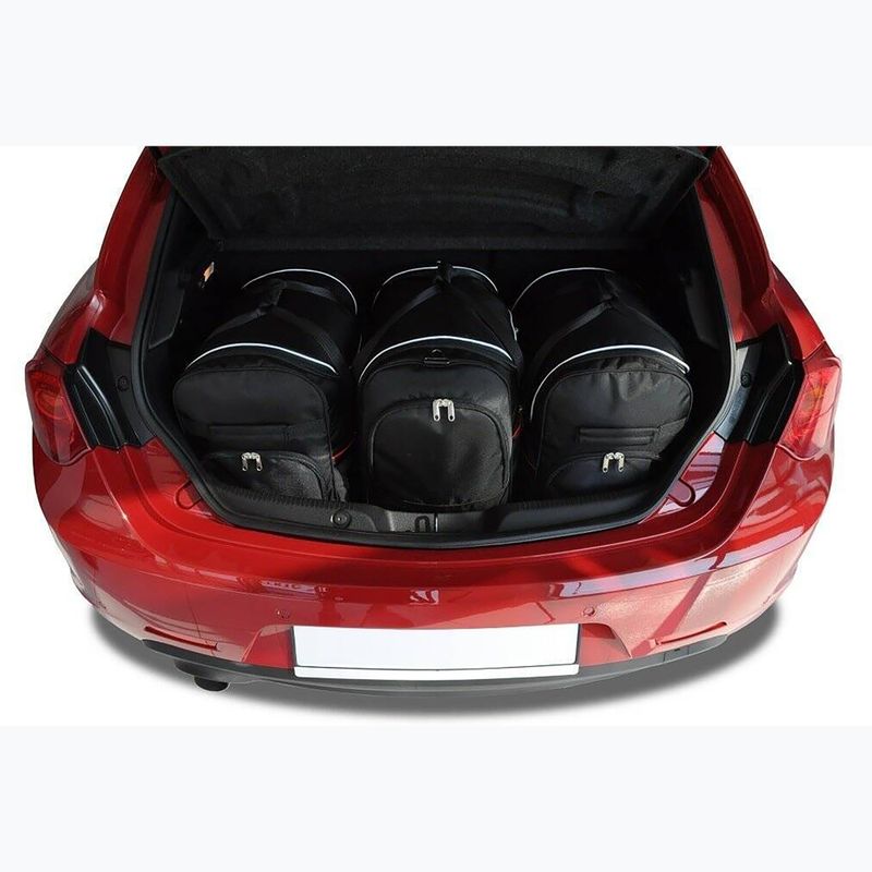 KJUST Alfa Romeo Giulietta Nuova set di borse per il bagaglio 2010-2020 3 pezzi nero. 14