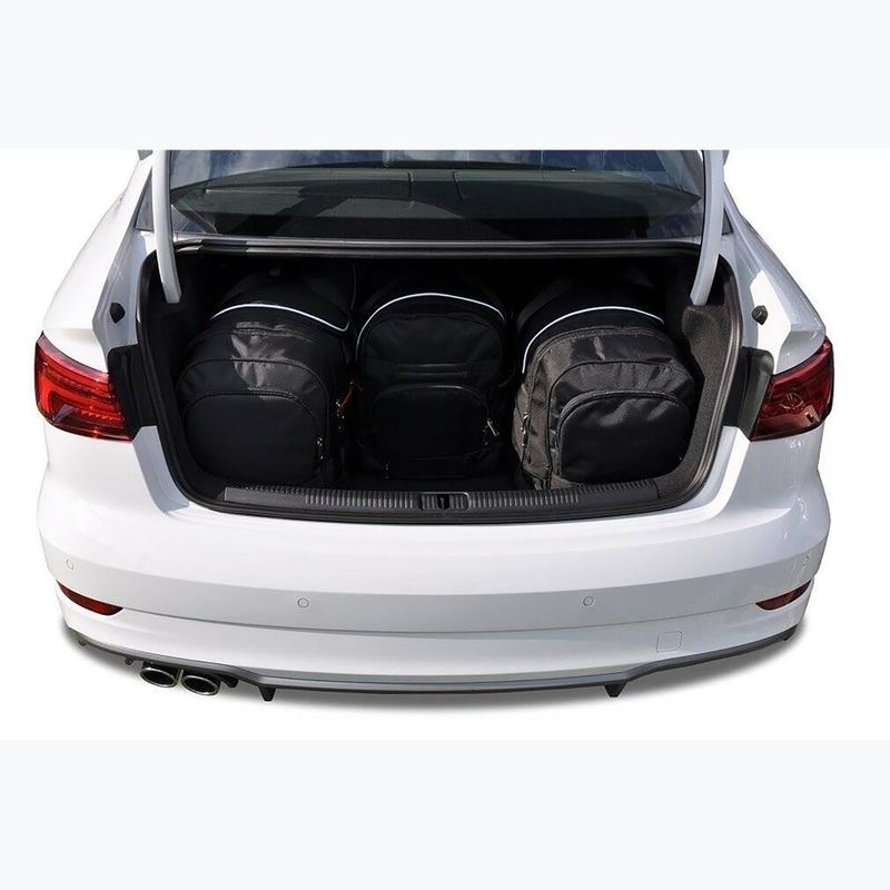 Set di borse Audi A3 Limousine 2013-2020 4 pezzi nero 18