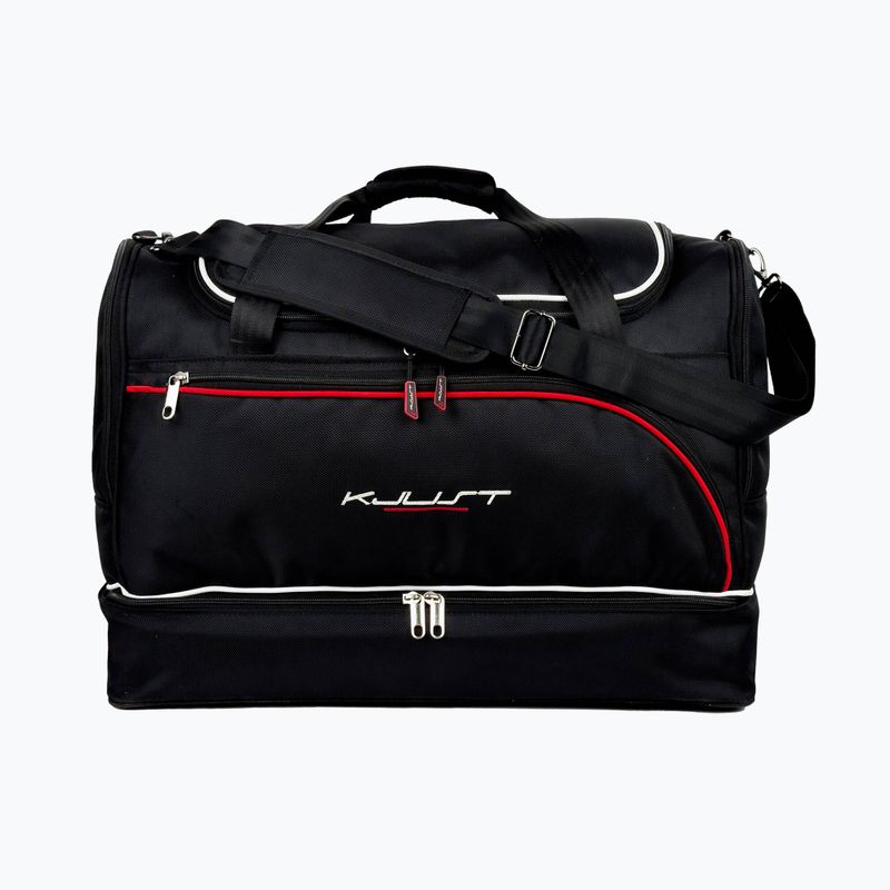 KJUST set borsa bagagliaio Audi A4 Avant 2004-2008 4 pezzi nero 3