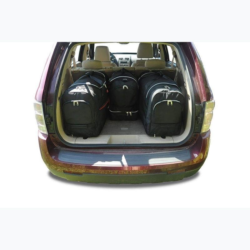 KJUST Chevrolet Equinox LS set di borse per bagagliaio 2005-2009 4 pezzi nero 19