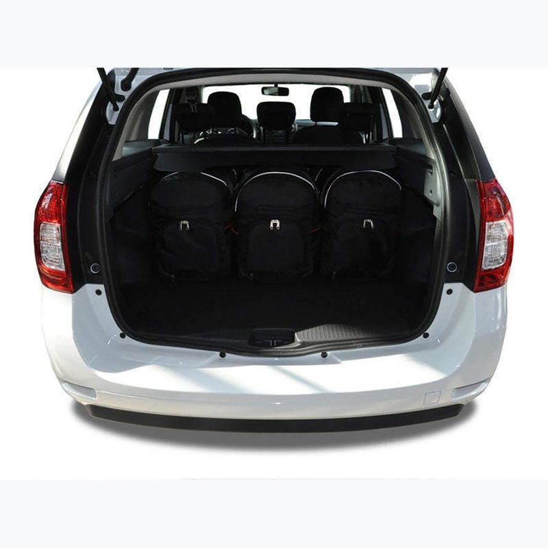 Set di borse portabagagli KJUST Dacia Logan MCV 2013-2020 5 pezzi nero 17