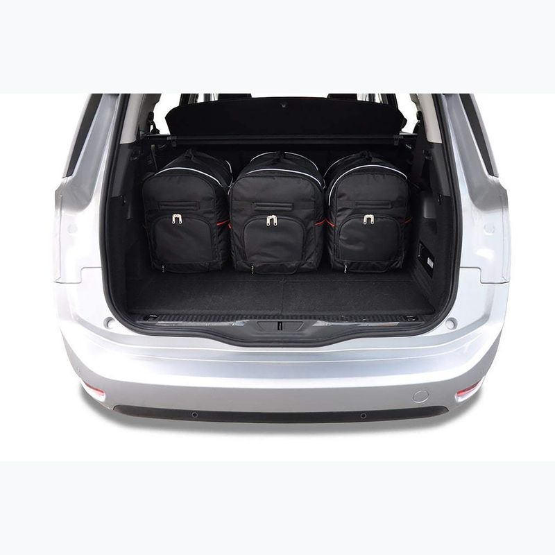 Set di borse portabagagli KJUST Citroen C4 Grand Picasso 2013-2018 5 pezzi nero 15