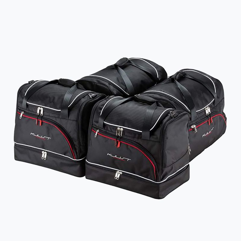 KJUST BMW 3 Coupé set di borse per il bagagliaio 2006-2013 4 pezzi nero