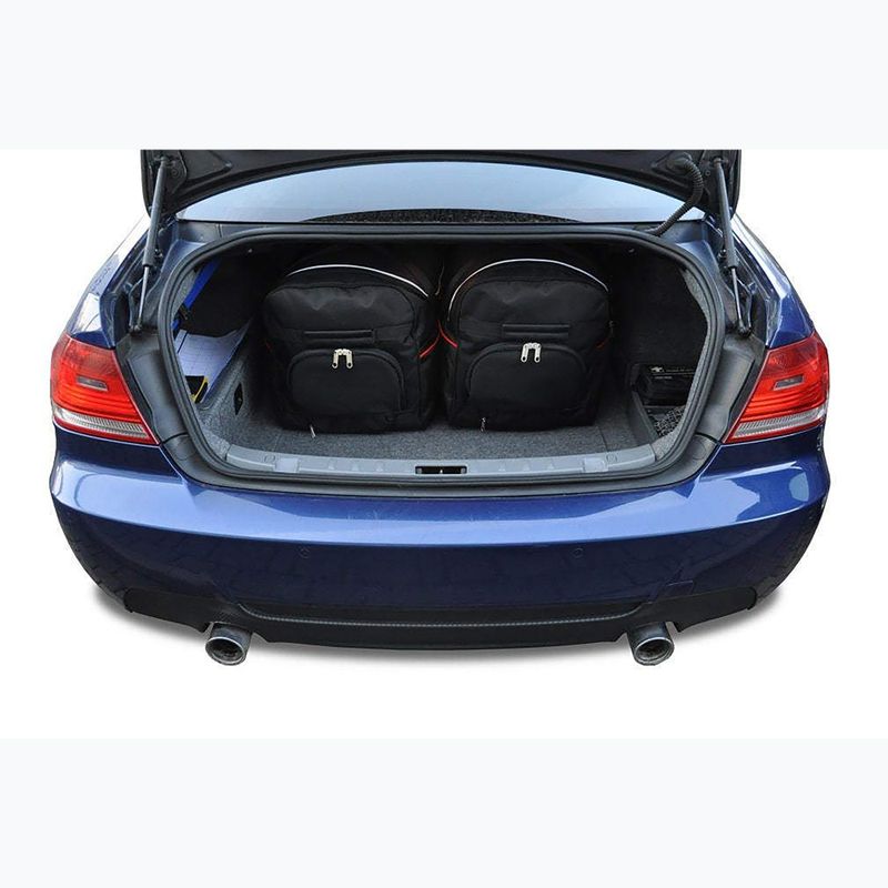 KJUST BMW 3 Coupé set di borse per il bagagliaio 2006-2013 4 pezzi nero 14