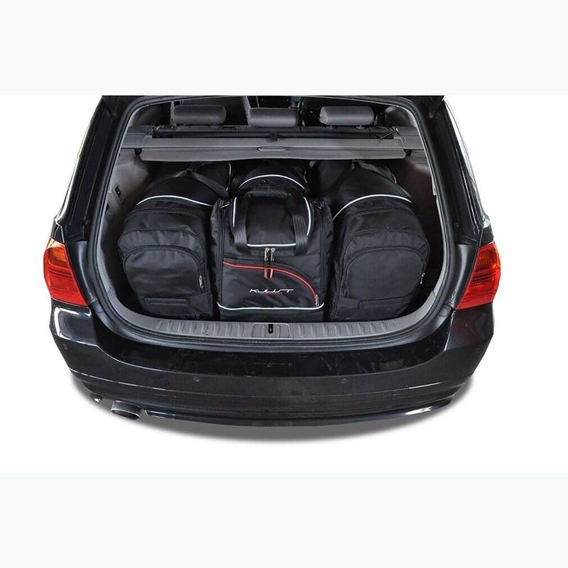 KJUST BMW 3 Touring set borse bagagliaio 2005-2013 4 pezzi nero 15