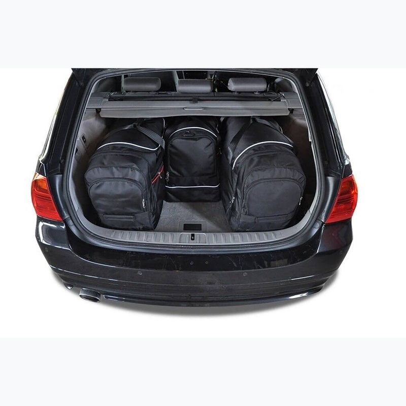 KJUST BMW 3 Touring set borse bagagliaio 2005-2013 4 pezzi nero 16