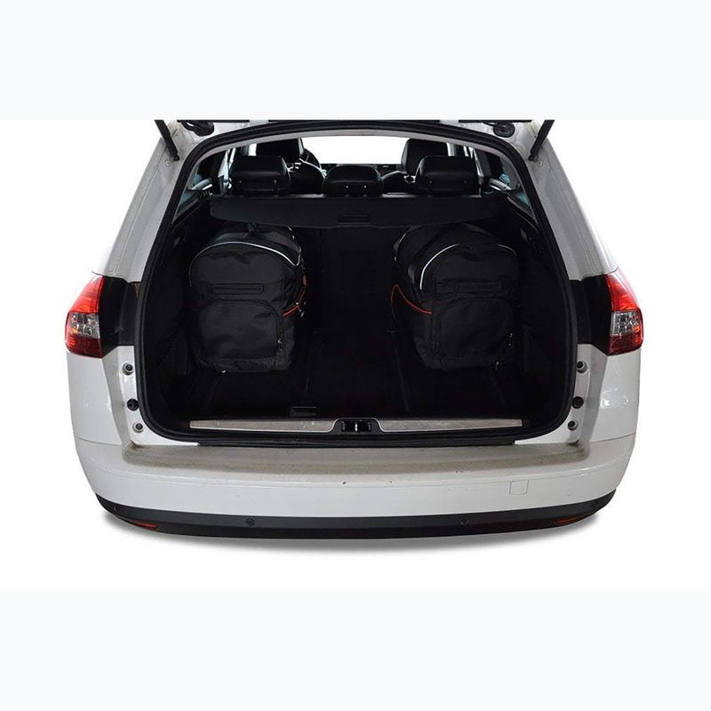 Set di borse per bagagliaio KJUST Citroen C5 Tourer 2008-2017 5 pezzi nero 17