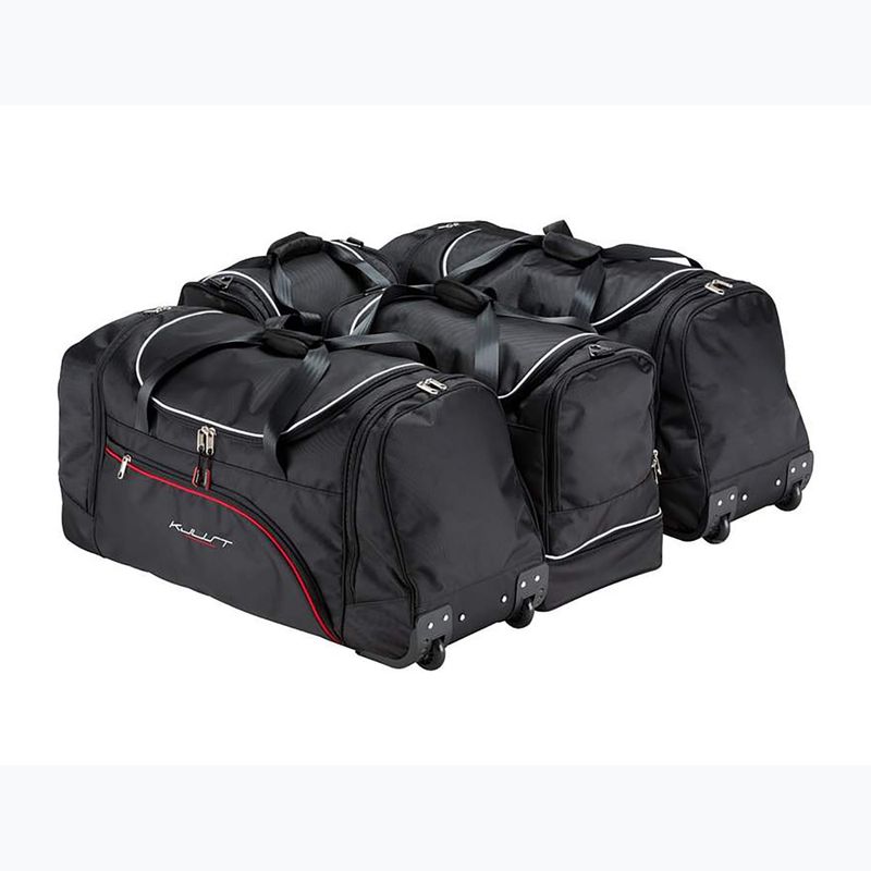 Set di borse da bagagliaio KJUST Citroen DS4 2011-2015 4 pezzi nero 2