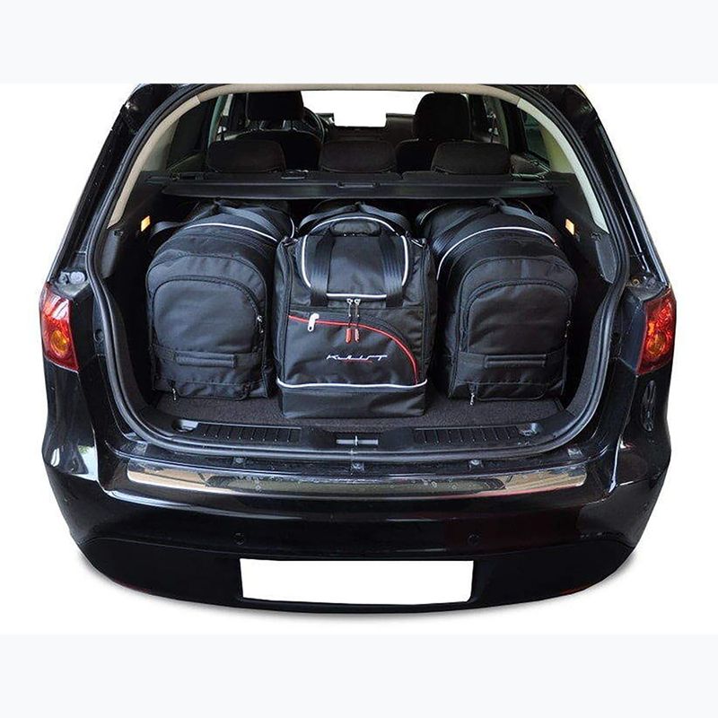 Set borse bagagliaio KJUST Fiat Croma 2005-2010 4 pezzi nero 15
