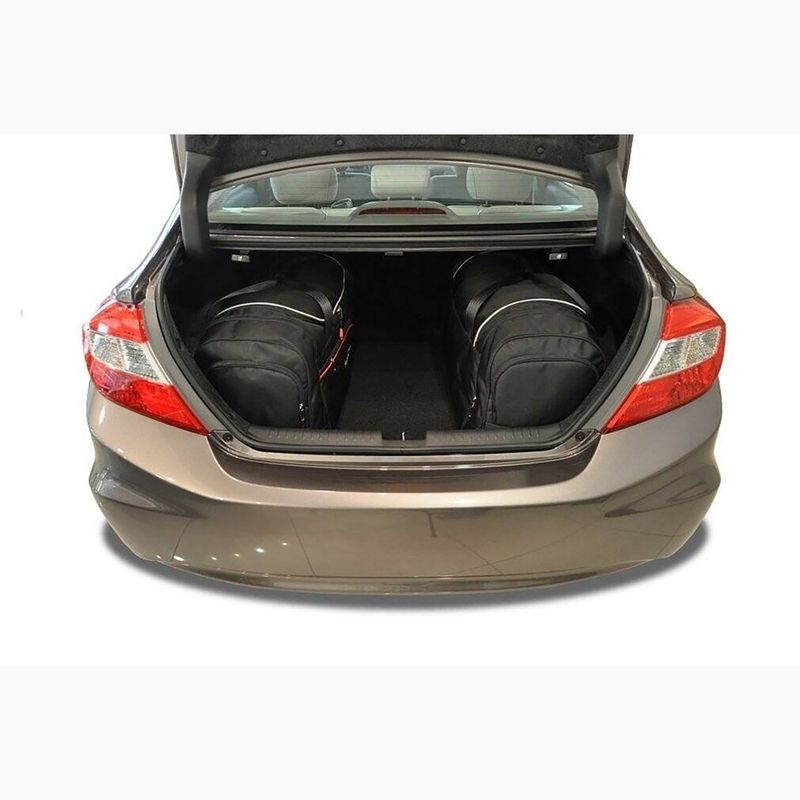 KJUST set di borse per bagagliaio Honda Civic Limousine 2012-2017 4 pezzi nero 14