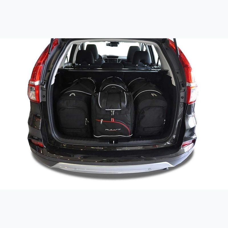 KJUST Honda CR-V Set di borse portapacchi 2012-2018 4 pezzi nero 12