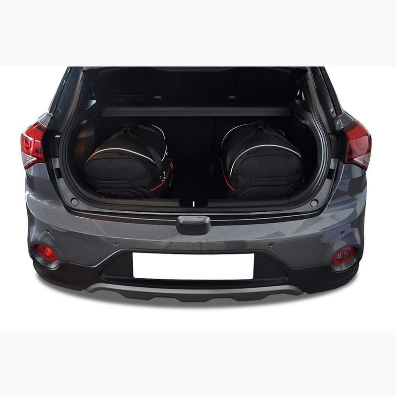 KJUST Borsa portapacchi Set Hyundai I20 2014-2020 3 pezzi nero 11