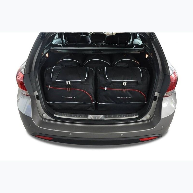 Set di borse per bagagliaio KJUST Hyundai I40 Kombi 2011-2019 5 pezzi nero 16