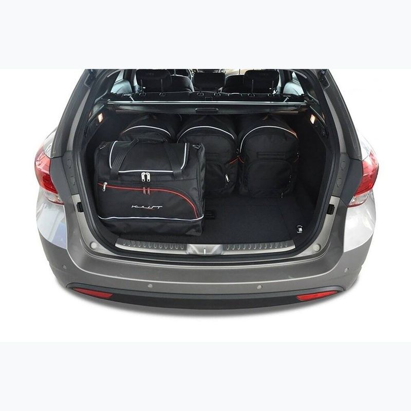 Set di borse per bagagliaio KJUST Hyundai I40 Kombi 2011-2019 5 pezzi nero 17