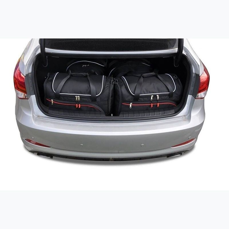 Set di borse per bagagliaio KJUST Hyundai I40 Limousine 2011-2018 4 pezzi nero 17