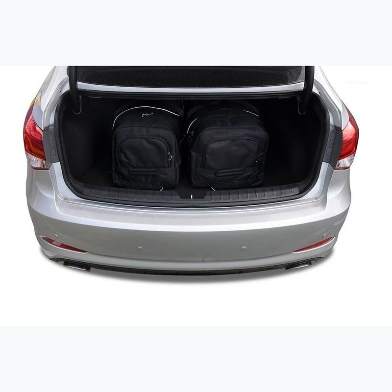 Set di borse per bagagliaio KJUST Hyundai I40 Limousine 2011-2018 4 pezzi nero 19