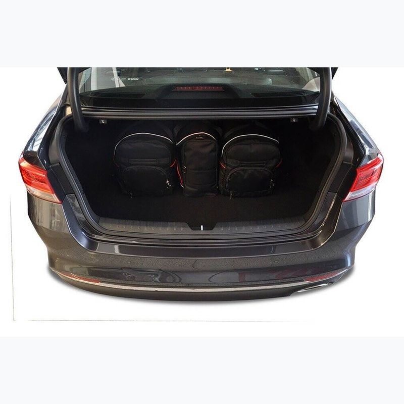 KJUST Kia Optima Limousine 2015-2019 set di borse portabagagli 5 pezzi nero. 18