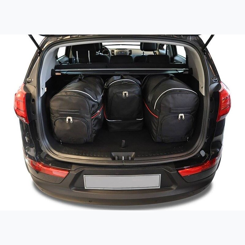 KJUST Kia Sportage 2010-2016 set di borse per bagagliaio 4 pezzi nero. 16
