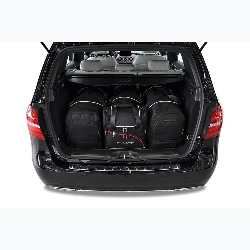 KJUST Mercedes-Benz B 2011-2018 set di borse per bagagliaio 4 pezzi nero 13