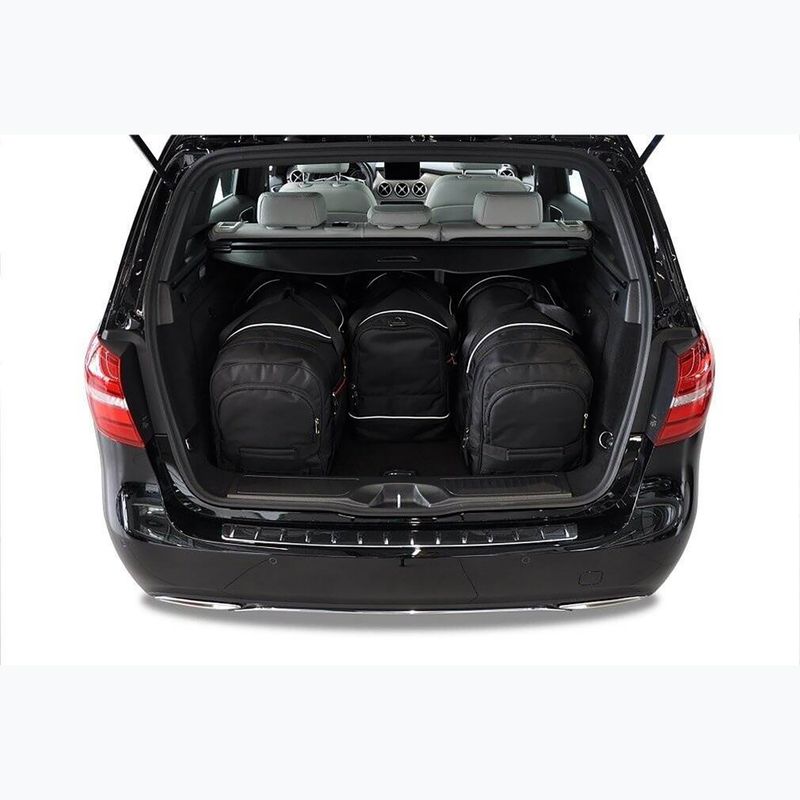 KJUST Mercedes-Benz B 2011-2018 set di borse per bagagliaio 4 pezzi nero 14