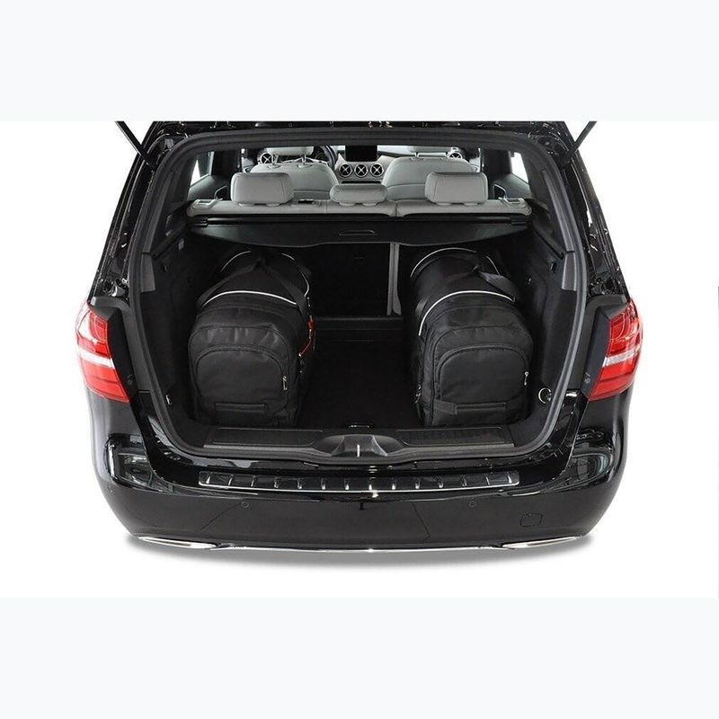 KJUST Mercedes-Benz B 2011-2018 set di borse per bagagliaio 4 pezzi nero 15