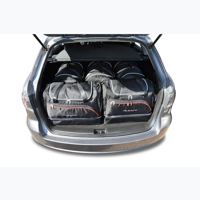 Set di borse portapacchi KJUST Mazda 6 station wagon 2002-2008 5 pezzi nero 11