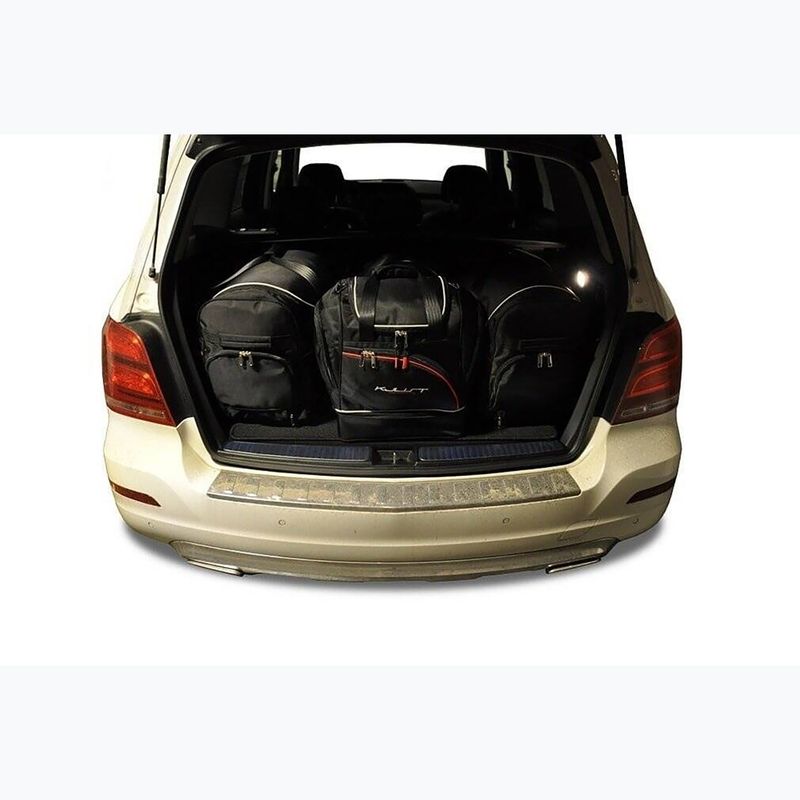 KJUST Mercedes-Benz GLK set di borse per il bagaglio 2008-2015 4 pezzi nero 11