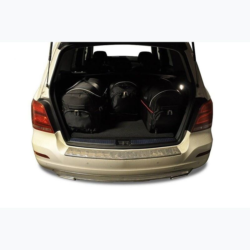 KJUST Mercedes-Benz GLK set di borse per il bagaglio 2008-2015 4 pezzi nero 12
