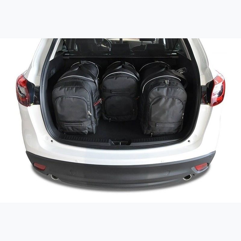 KJUST Mazda CX-5 2011-2017 set di borse per il bagaglio 4 pezzi nero. 13
