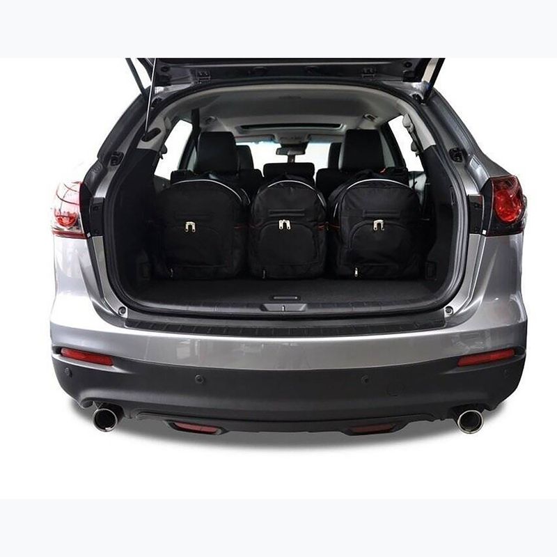 KJUST Mazda CX-9 2006-2012 set di borse per il bagaglio 5 pezzi nero 13