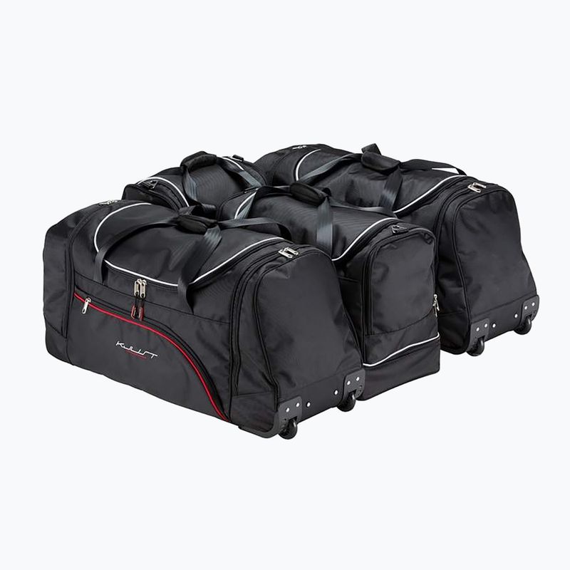 KJUST Nissan Murano set di borse per il bagaglio 2008-2015 4 pezzi nero. 2