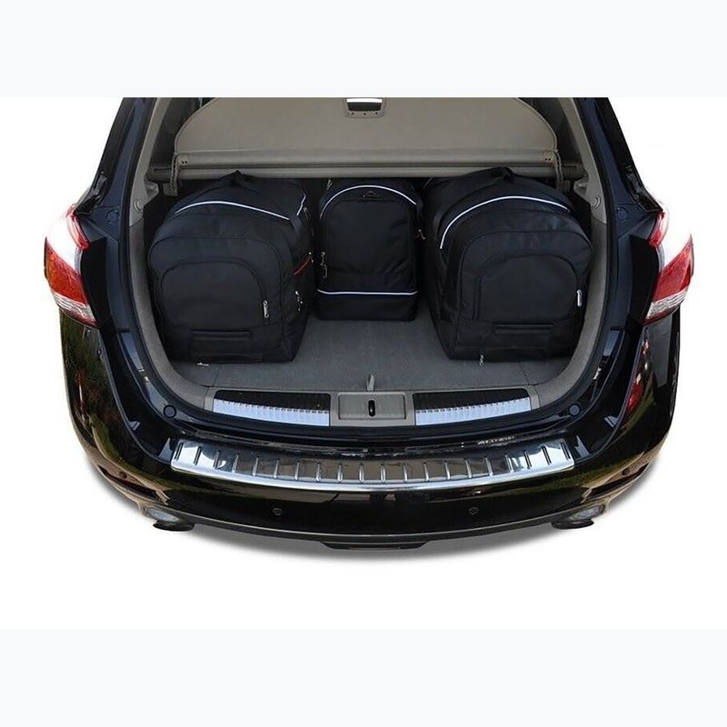 KJUST Nissan Murano set di borse per il bagaglio 2008-2015 4 pezzi nero. 12