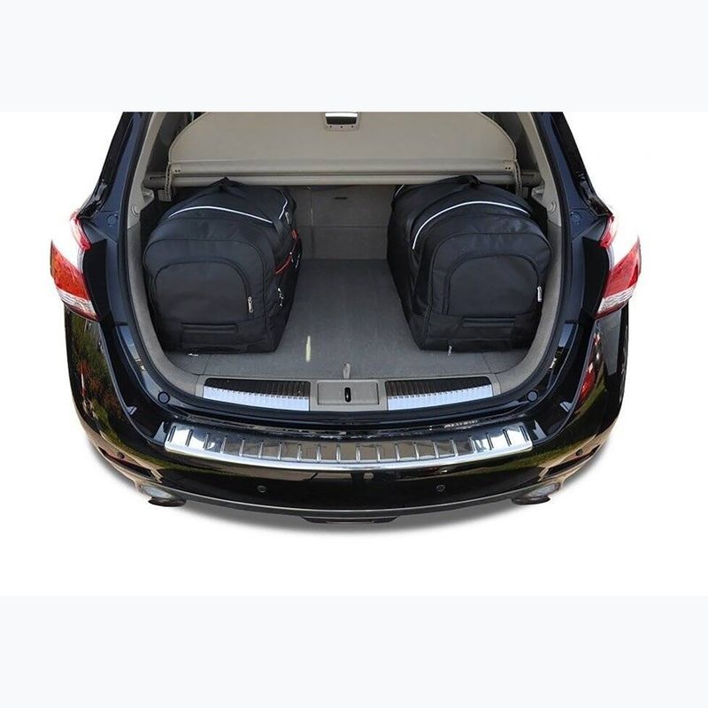 KJUST Nissan Murano set di borse per il bagaglio 2008-2015 4 pezzi nero. 13