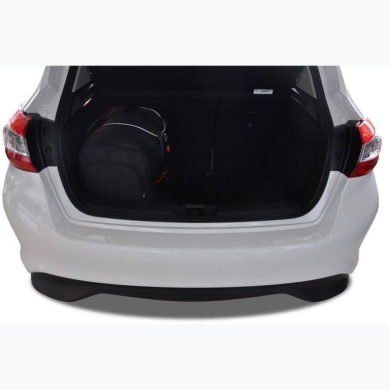KJUST Nissan Pulsar 2014-2018 set di borse portabagagli 4 pezzi nero. 16