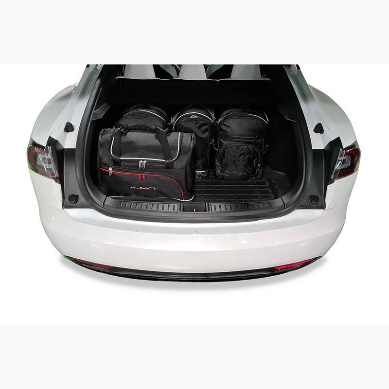 KJUST Tesla Model S 2016-2020 set di borse portabagagli 7 pezzi nero. 17