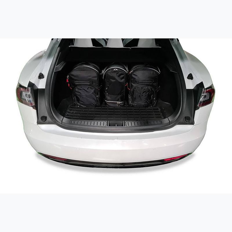 KJUST Tesla Model S 2016-2020 set di borse portabagagli 7 pezzi nero. 18