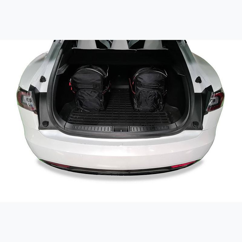 KJUST Tesla Model S 2016-2020 set di borse portabagagli 7 pezzi nero. 19