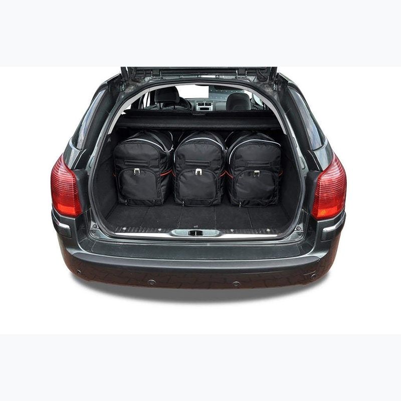 Set di borse portabagagli KJUST Peugeot 5008 2009-2016 5 pezzi nero. 15