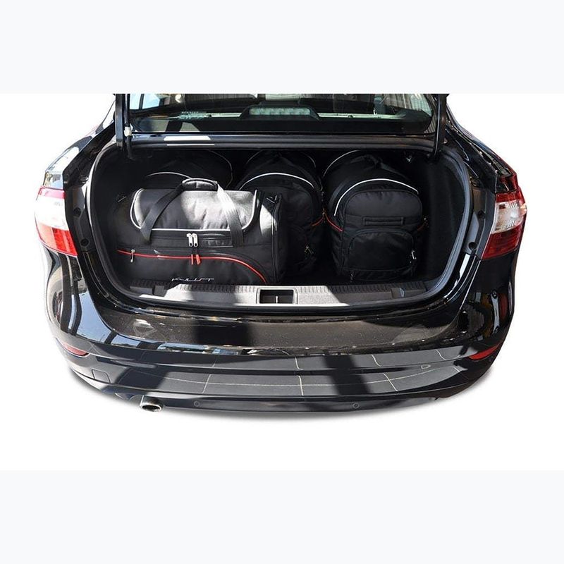 Set di borse per bagaglio KJUST Renault Fluence Limousine 2009-2016 5 pezzi nero. 15