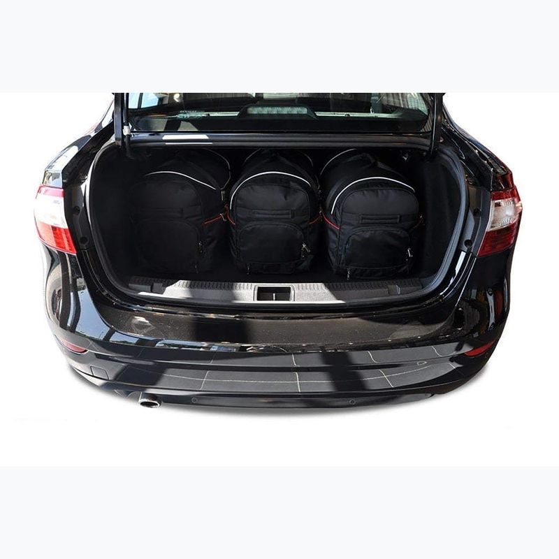 Set di borse per bagaglio KJUST Renault Fluence Limousine 2009-2016 5 pezzi nero. 16