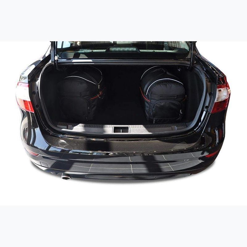 Set di borse per bagaglio KJUST Renault Fluence Limousine 2009-2016 5 pezzi nero. 17