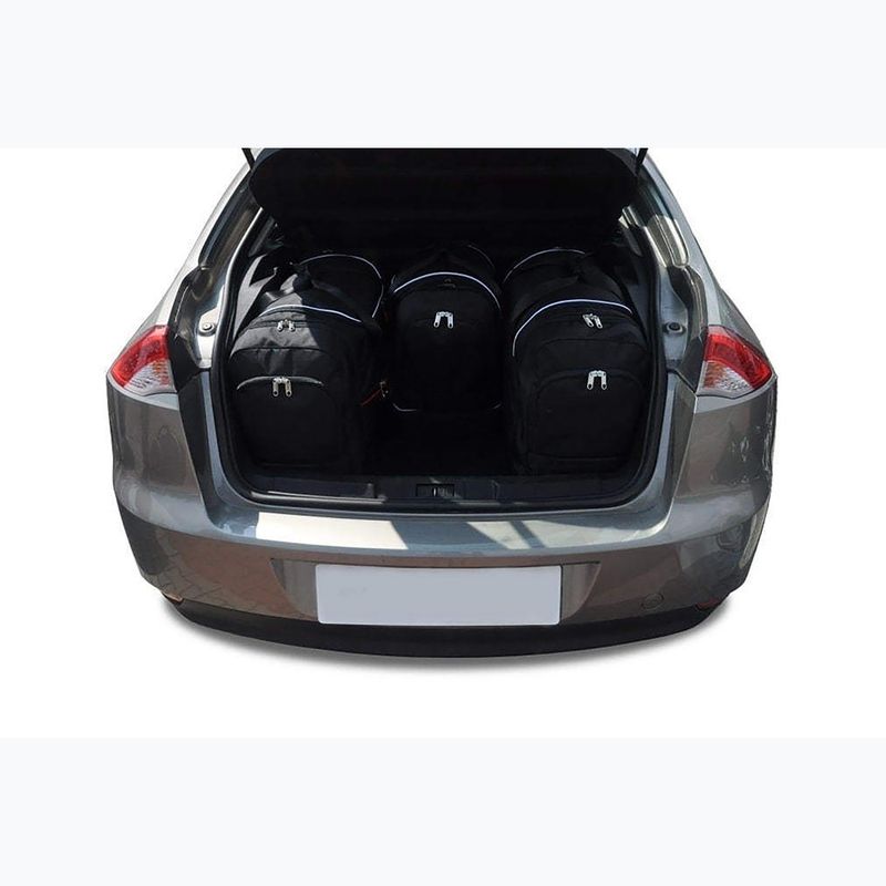 Set di borse per bagagliaio KJUST Renault Laguna Hatchback 2007-2015 4 pezzi nero. 15
